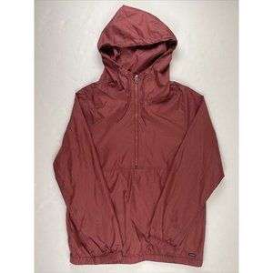 Volcom 1/2 Zip Hooded Windbreaker Women’s S(4-6) Water Resistant 600MM Purple